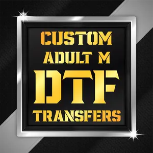 Custom DTF Transfers, DTF Print, DTF Prints, High-Quality Transfers, Full Color Prints, Adult Medium DTF Transfer
