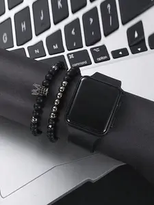 3-piece exquisite and versatile women's watch set, fashionable quartz watch, casual steel strip watch, women's watch set