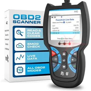 440  OBD2 Scanner Diagnostic Tool -  Code Reader and Scanner for  - Comes with Live Data - / System Test - Works for  OBD Compliant  1996 & Newer