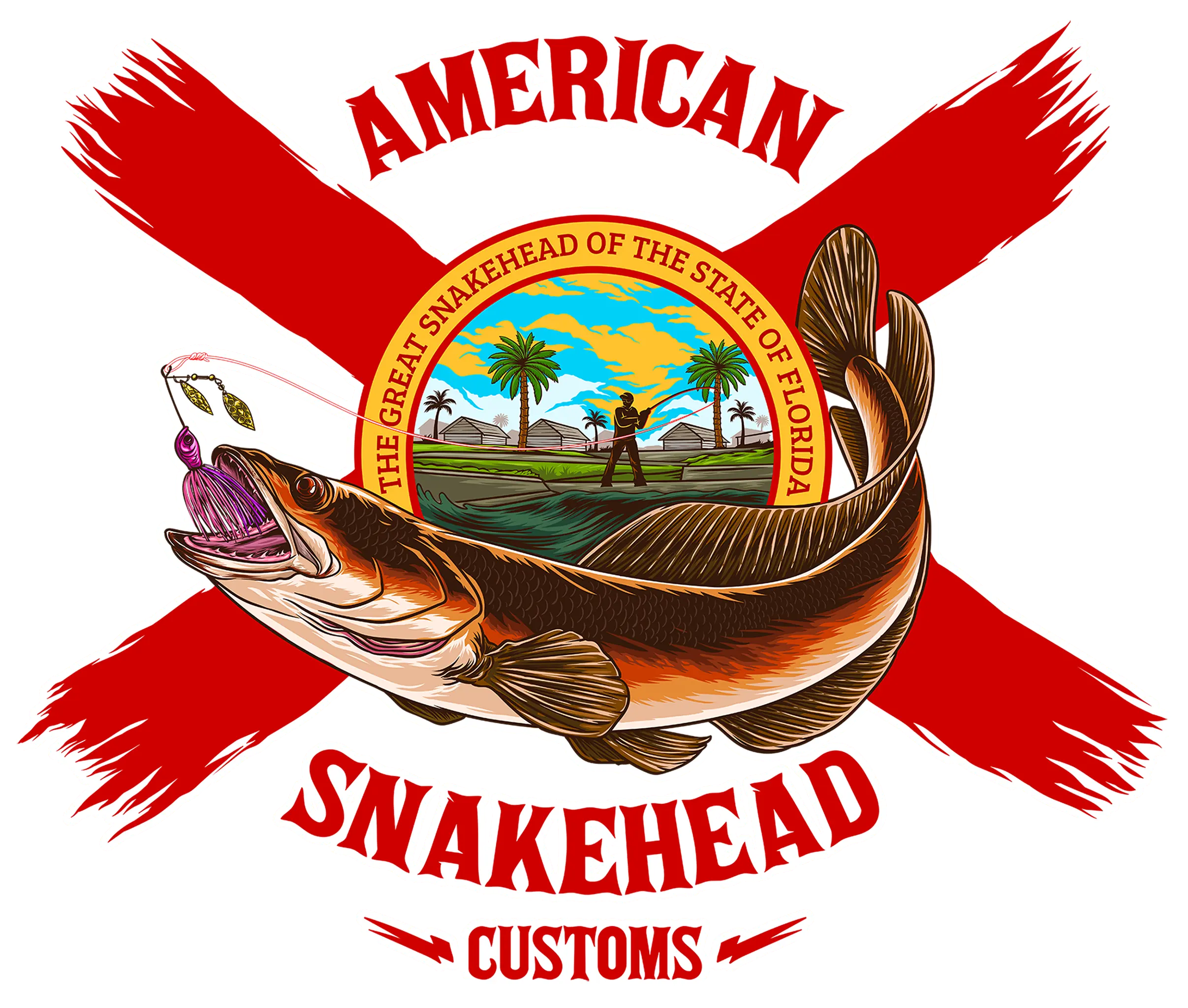 FL Great Snakehead Sticker