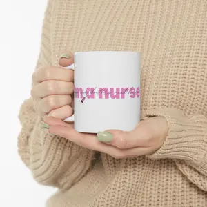 "cause even doctors need heroes" Nursing Profession Ceramic Mug