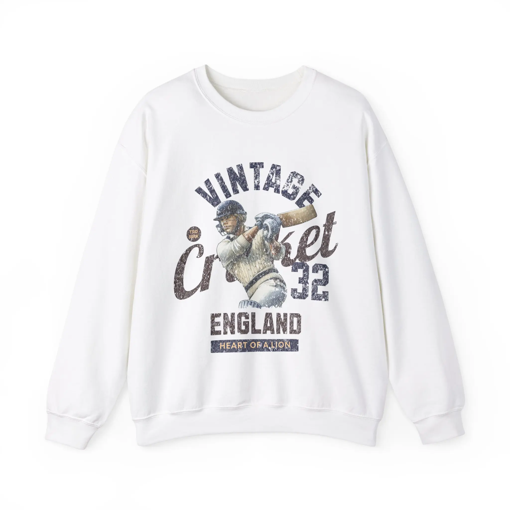 Vintage Cricket England: Unisex Heavy Blend™ Crewneck Sweatshirt