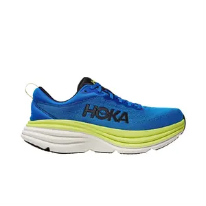 HOKA Men's Bondi 8 Running Shoes - Lightweight Sole, Breathable Mesh, Cushioned Sockliner, All Seasons Comfort & Support