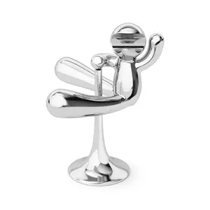 Umbra Rodeo Buddy Bottle Opener: Interactive, Cast Metal Bar Accessory with Balancing Stand Kitchen Utensils