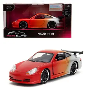 1:32 Porsche 911 GT3 RS -Orang & Silver – Pink Slips by Jada