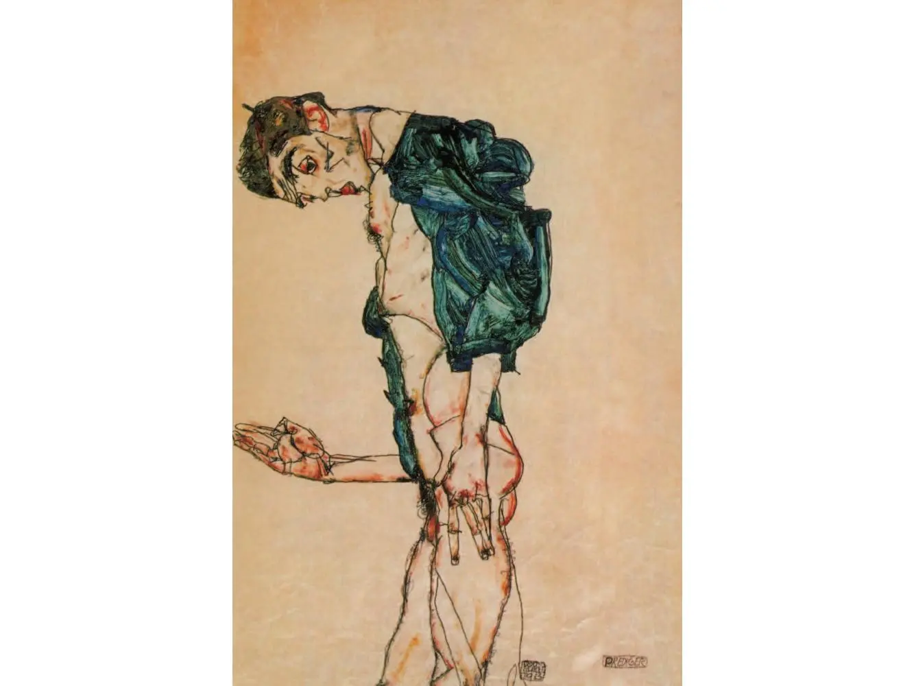 Egon Schiele Preacher 1913 Artistic Wall Decor Photo Poster Print - 24x36 Large Room Collectible Cultural Item