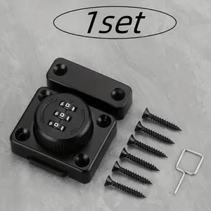 Cabinet Needle Type Password Lock, Keyless Cabinet Lock, Anti-theft Home Accessories for One-way Door Use