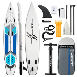 12ft6in Blue Touring SUP | Extended-Length Stability, Ultra-Comfort & Camera-Ready Cruising Design