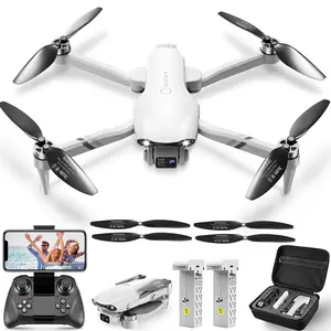 4DRC F10-1080P Wifi FPV Drone with 1080P HD Camera, Headless Mode/3D Flips, RC Quadcopter for Beginners Silver White