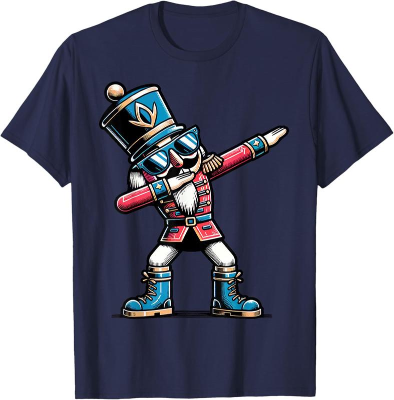 Christmas Gift Nutcracker Dabbing Boys Santa Xmas Funny Unisex T-Shirt Sweatshirt Hoodie Hooded Cotton Menswear Man Classic Short Sleeve Tshirt Christmas Gift Nutcracker Dabbing Boys Santa Xmas Funny Unisex T-Shirt Sweatshirt Hoodie Hooded Cotton Menswear Man Classic Short Sleeve Tshirt