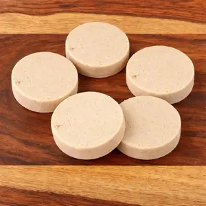 Peanut Marzipan Patty 3.5oz 5pcs Grounded Peanut Powder Sugar Spices Pressed Thick Round Snack