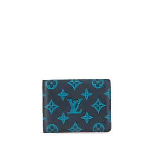 Pre-owned Louis Vuitton Others Small Leather Goods Portefeuille Multiple Monogram Shadow Wallet