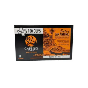 Cafe Ole by HEB Taste Of San Antonio Coffee 100 Count K-Cups Box