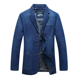 Men’s casual slim-fit jacket with double buttons; lightweight formal business suit jacket; sports jacket