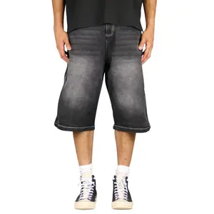 Black Baggy Skater Jorts