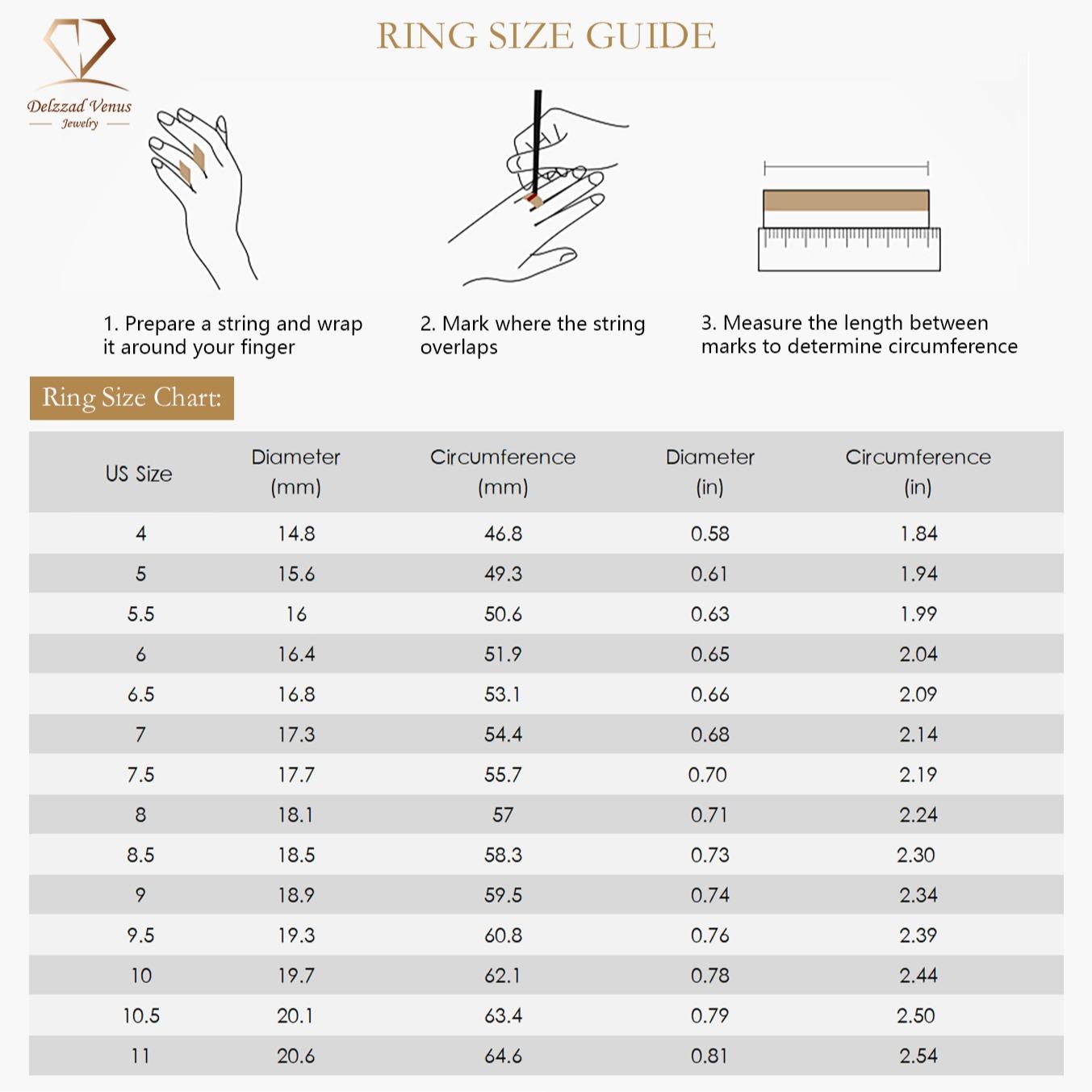 Delzzad Eternal Path Ring Channel Set Eternity Wedding Band Ring VVS Synthetic Moissanite Ring Jewelry Copper Band Perfect Birthday Engagement Wedding Anniversary Christmas Valentine's Day Gift