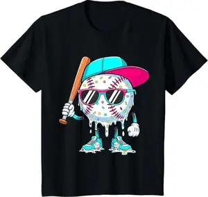 Baseball Life Style 101 Apparel Youth Drip Baseball Boys T-Shirt, Life Style Baseball Shirt