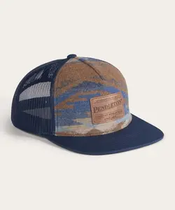 Pendleton Wool Trucker hat in Tumalo Ridge Brown