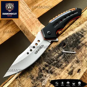 8” Outdoors Man Bushcraft Hunting Tactical EDC Everyday Pocket Knife, Camping Gear Folding Knife, Survival Tool Accessories, Father’s Day Gift, Birthday Gift, Christmas Gift