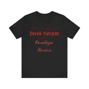 Criminal Minds Morgan And Garcia Unisex Tee - Stylish Short Sleeve Shirt For True Fans Classic Cotton