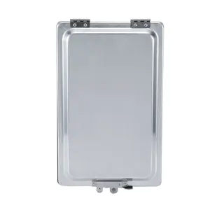 Truck and Trailer Aluminum Manifest Box Holder with Stainless Steel Hinges and Latch Waterproof Document Holder Kit for Truck and Trailer