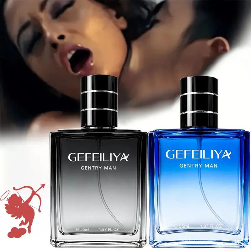 2 Pcs GEFEILIYA Gentleman Man Perfume, Woody Ocean Scent Long Lasting Cologne Spray, Mens Fragrance Gift Set For Him