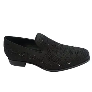 TERRONI: Velvet Embellished Loafer S61