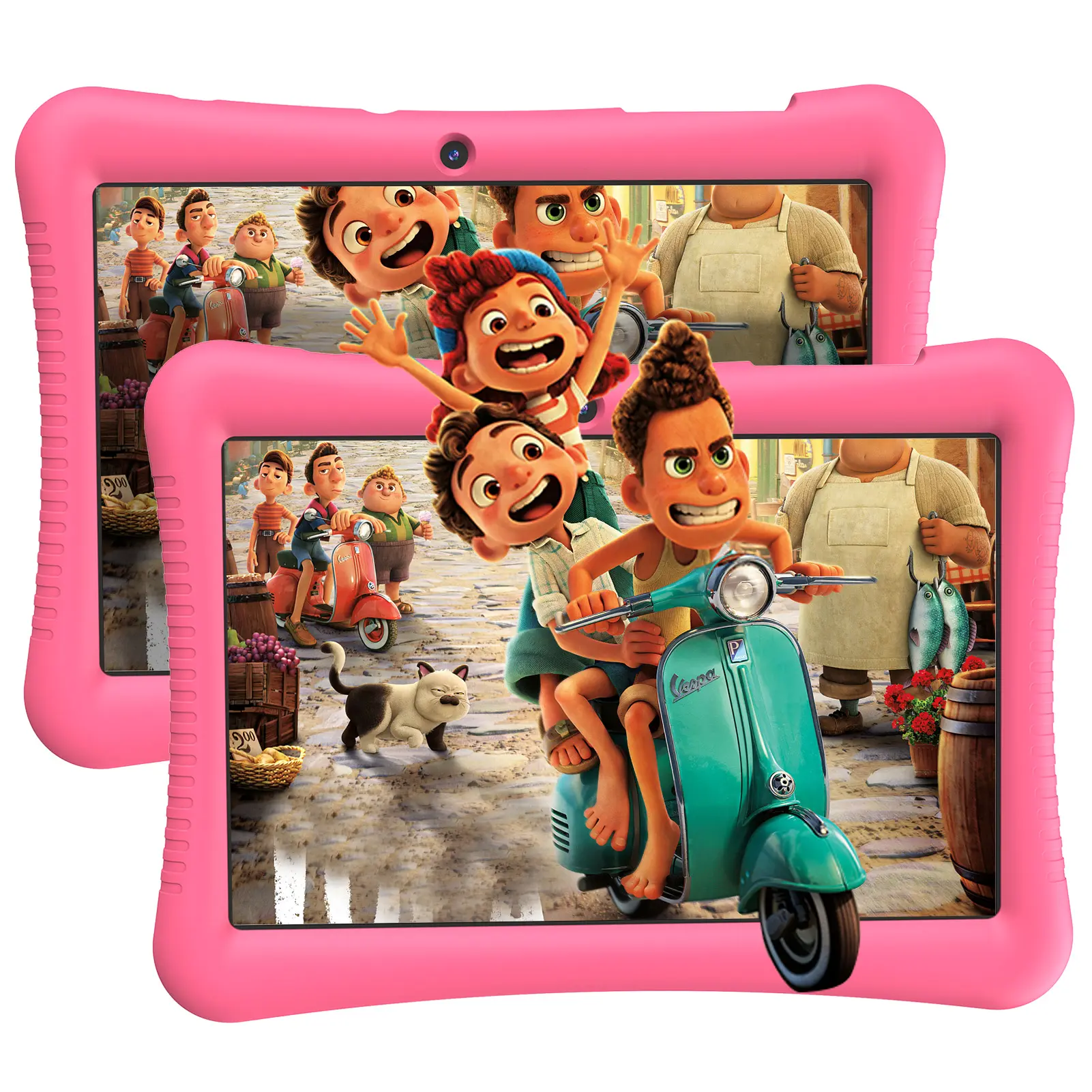 10.1 Inch Andriod  Tablet with Octa-Core,HD Screen,6000mAh,WiFi2.4G,Bluetoot5.0,Kid-Proof Case,Parental Control,Google Play Store
