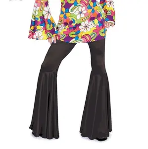Black Elephant Bell Bottom Pants - Disco 1970's - Costume - Women - 4 Sizes