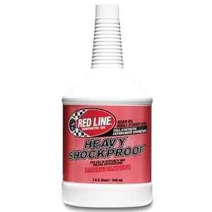 Red Line 58204 Heavy Shockproof Gear Oil 1 Quart - High Viscosity Index Fully Synthetic for Racing & Specialty Applications