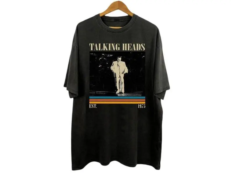 Talking Heads T-Shirt, Talking Heads Rock Band Shirt, Vintage Rock Shirt, Retro Music Tee, Classic Talking Heads Shirt, Gifts for Him, Christmas Gift Idea, Iconic Band Shirt