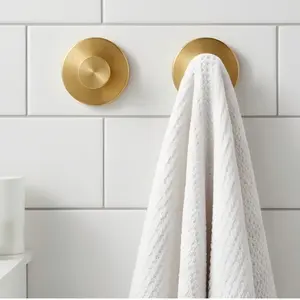 4pcHeavy Duty Suction Cup Hooks for Bathroom & Kitchen | Stainless Steel Waterproof Towel Hooks | Vacuum Suction Wreath Hanger for Glass & Mirrors