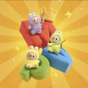 (Cat10100)Labubu v4 The Monsters Pin for Love Series-Vinyl Plush Pandent Blind Box