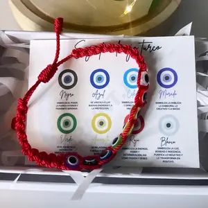 Pulsera de ojo turco: Evil Eye Charm Bracelet for Unisex