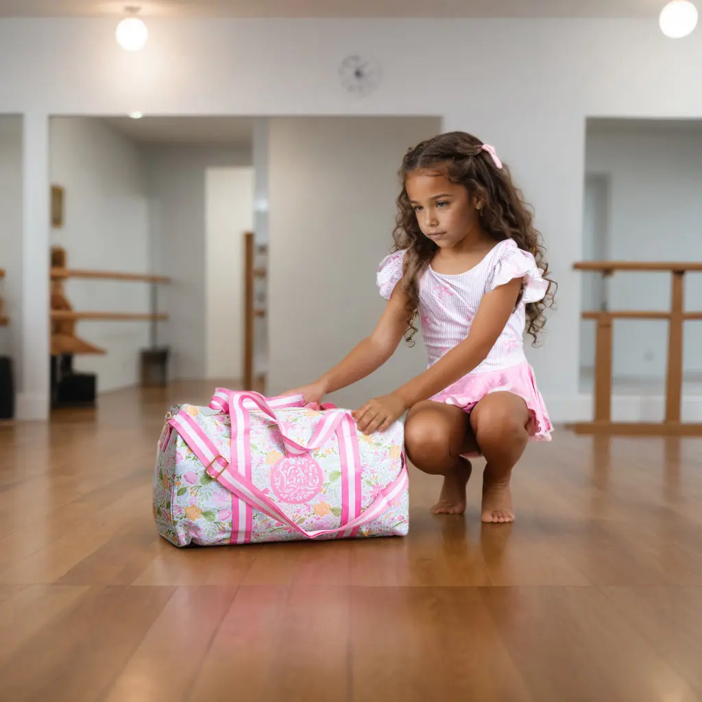 OOPSIE DAISY Kids' Colorful Flower-Patterned Dance Bag, Fashion Accessory for Daily Use