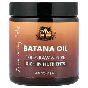 Sunny Isle 100% Raw & Pure Batana Oil, 4 fl oz (118 ml)