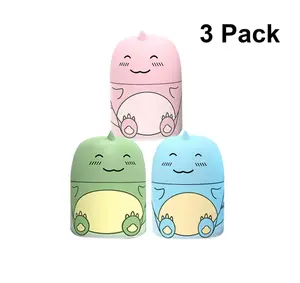 Toilet Bowl Cleaner Bottle, Cute Dinosaur-Shaped Bathroom Toilet Tank Cleaner with Ocean, Jasmine, and Peach Scent