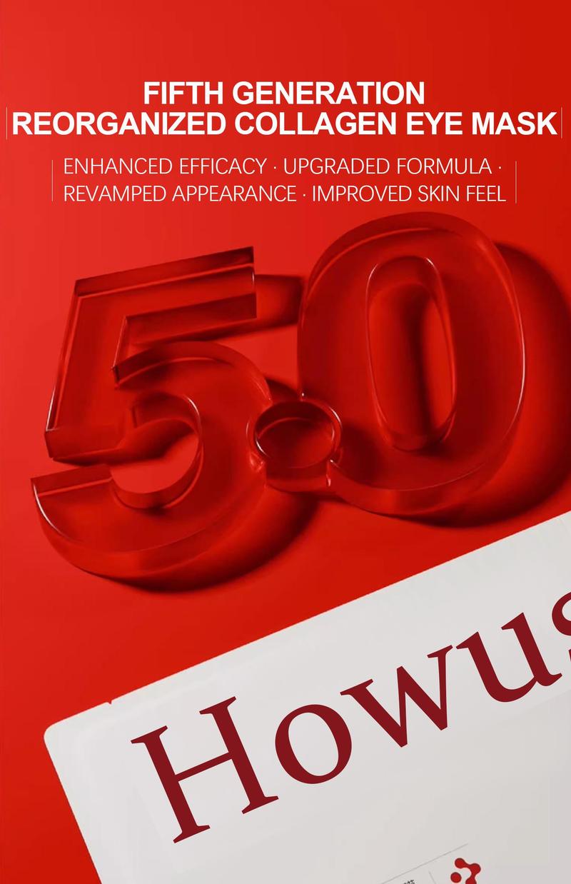 Deep Collagen Hydrogel Eye patch (4 Pairs), Affordable Glass Glow Skincare Mask, Korean Skincare, Anti-aging, Drooping Eyelid, Puffiness, DEPUFFS UNDER-EYE BAGS, Firming & Moisture Facial Mask.