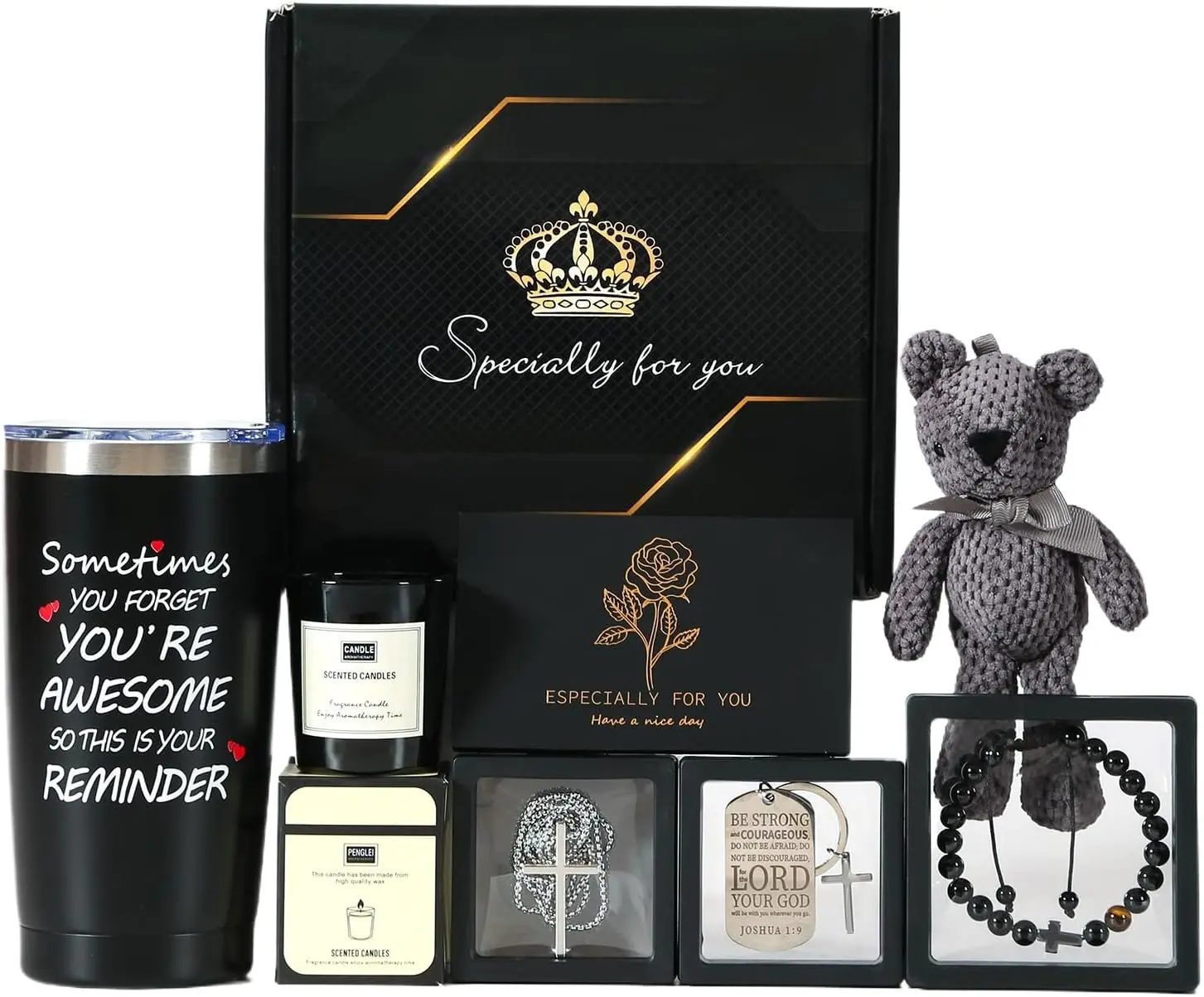 Premium Birthday & Father’s Day Gift Basket for Men – Unique Gift Box for Boyfriend, Husband, Dad, Son & Coworker | Retirement & Anniversary Gifts for Him | Luxury Men’s Gift Set