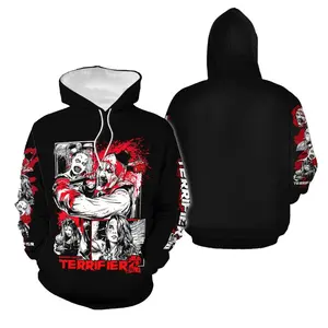 Terrifier Movie Trendy Hoodie, Halloween Art The Clown Jogger, Horror Fan Lover Gift