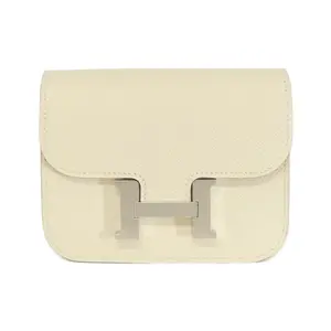 Pre-owned HERMÈS Calfskin Small Leather Goods Hermes Constance Slim Epsom Wallet