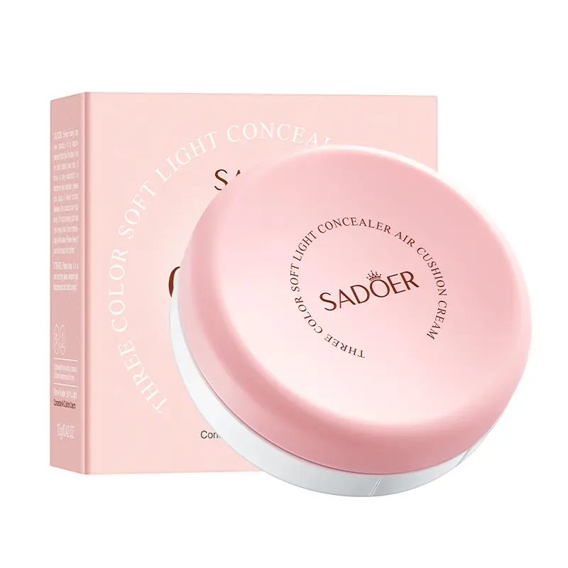 Sadoer Full Coverage Concealer Makeup Products - Lightweight, Long-Lasting, Creaseproof, Smudgeproof, Vegan Coverup for Dark Circles, Blemishes - Moisturizing, Color Correcting, Blendable Formula for All Skin Types