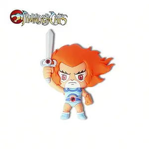 Thunder Cats Officially Licensed Lion-O Refrigerator Magnets  Refrigerator Magnets for Locker Decorative 3D PVC Magnetic Shopping List Pad MN-45998