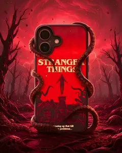 A Deal with God Stranger Things Phone Case for iPhone 16, 15, 14, 13 Pro Max, XR, XS, 8 Plus