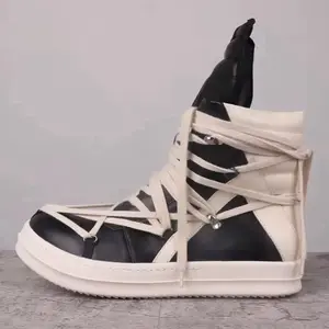 New Rick Owen Geobasket Laced Up Shoes