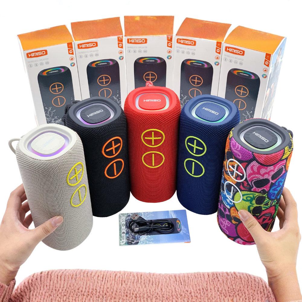 20W Portable Wireless Speaker, Bluetooth 5.4, IPX6 Water Resistant, Extra Bass, TWS Stereo Pairing, TF Card & 2400mAh Battery, Universal Compatibility