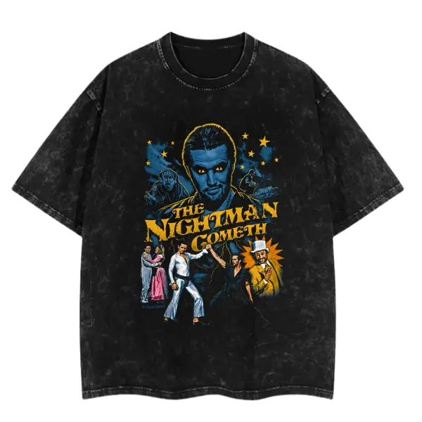 It's Always Sunny In Philadelphia The Nightman Cometh Retro Vintage Unisex Classic T-Shirt, Graphic Tee, Unisex Fashion, Full Color, Full Size, For Men, For Women
