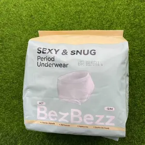 BezBezz Disposable Period Underwear S-XL | Heavy Flow Women | Antibacterial Breathable Fabric A