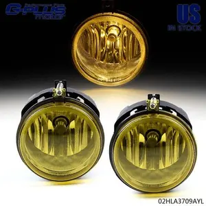 FIT FOR 05-10 DODGE CHALLENGER CHARGER AMBER LENS BUMPER DRIVING FOG LIGHT LAMPS