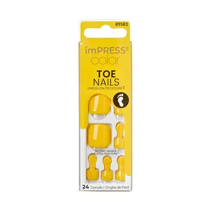 KISS imPRESS Color Toe Nails - The Good Part